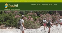 Desktop Screenshot of escursioniinsardegna.com